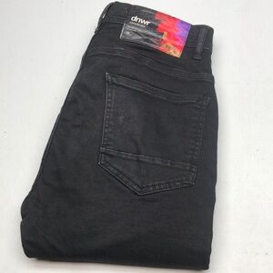 BLACK MENS ZARA TACTICAL SKINNY JEANS 31x30 😎